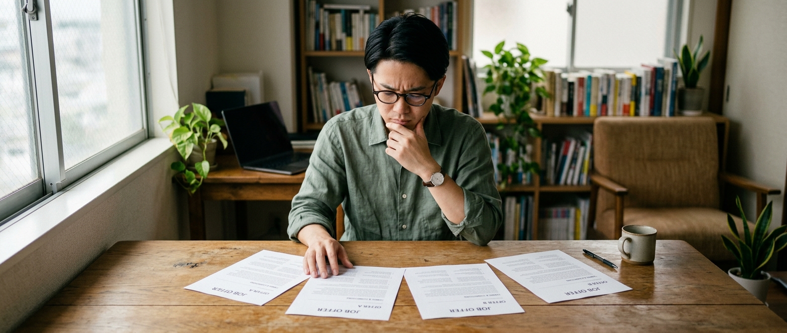 複数の内定・求人で迷ったときに、最後は何で決めるべきか｜比較疲れを終わらせる判断軸
